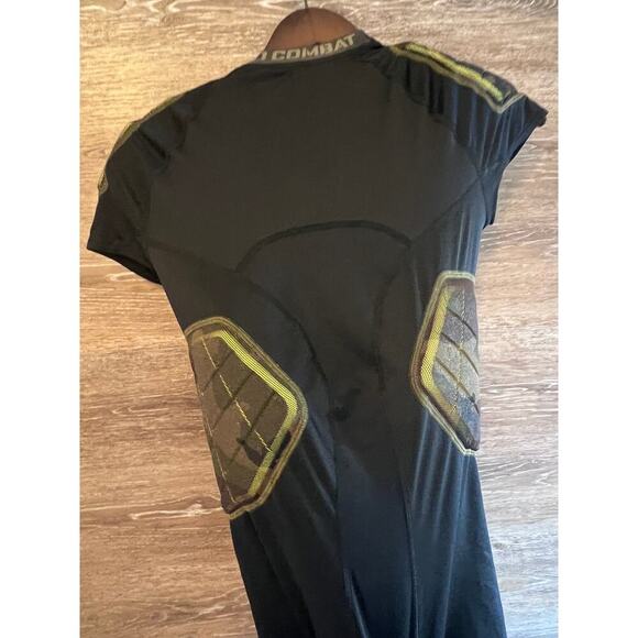 Nike Pro Combat shirt men size Large Black Army sports footbal jujitsu - Picture 2 of 9